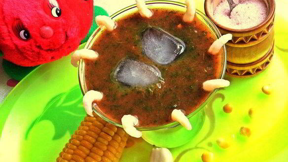 ШАГ 7. томатно-шпинатный напиток