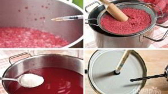 ШАГ 3. вино из малины