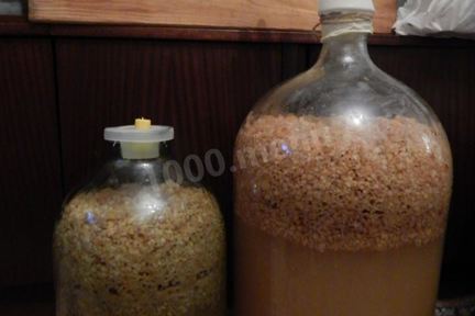 Вино из сушек яблок