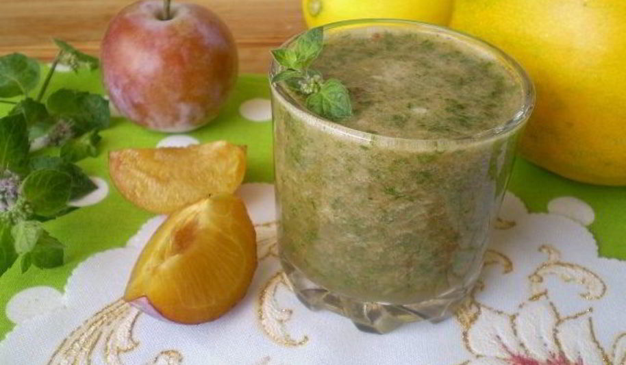 Рецепт вкусный зеленый коктейль