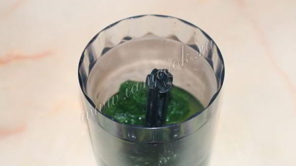 ШАГ 4. зеленый коктейль из шпината