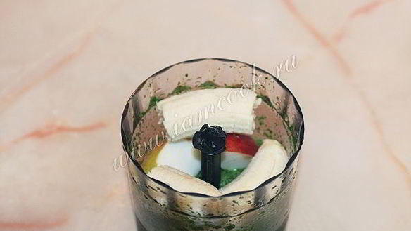 ШАГ 6. зеленый коктейль из шпината