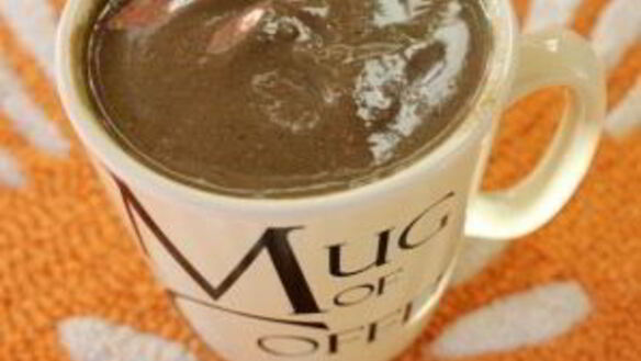 ШАГ 3. зеленый коктейль с чечевицей