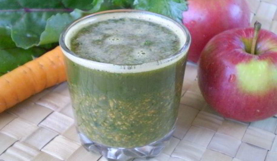 Рецепт зеленый коктейль с морковью