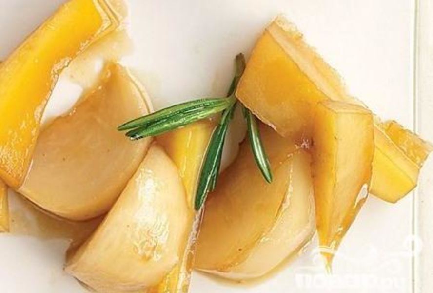 Жареные репа и пастернак в сиропе