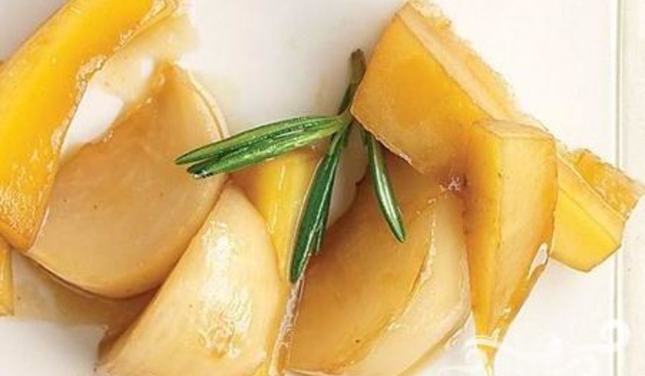 Рецепт жареные репа и пастернак в сиропе