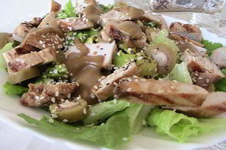 Салаты из куриной грудки