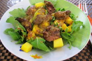 Салаты с печенью