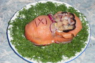 Салаты с семгой