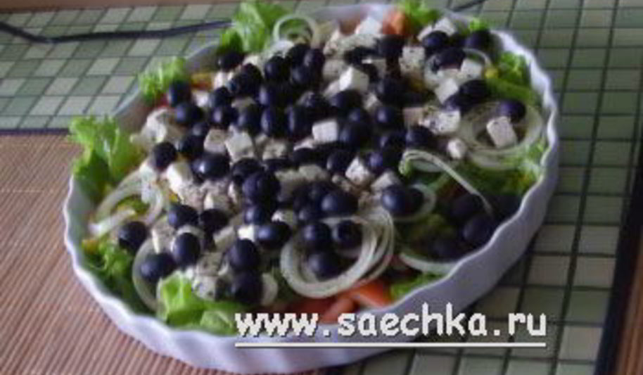 Рецепт салат греческий