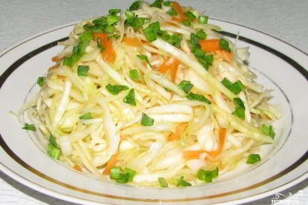 Капуста с морковью