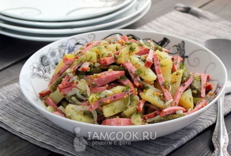 Немецкий картофельный салат