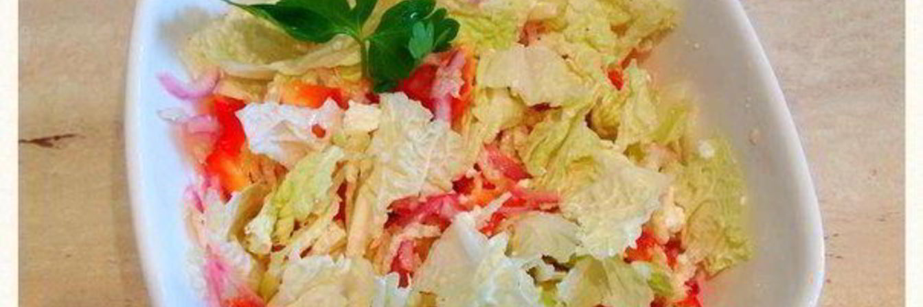 Легкий весенний салат