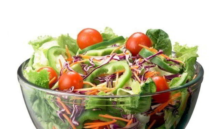 Рецепт овощной салат с горчичной заправкой