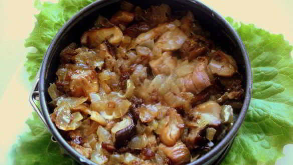 ШАГ 8. салат боровички