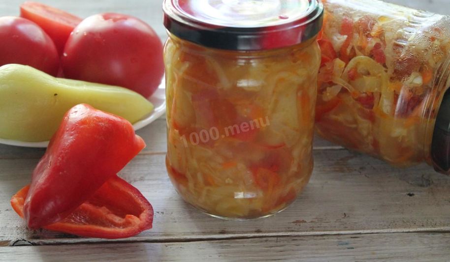 Рецепт салат дунайский на зиму