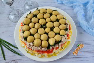 Салат Грибная поляна