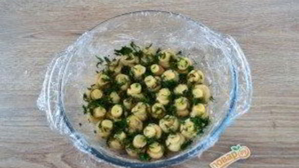 ШАГ 3. салат грибная поляна