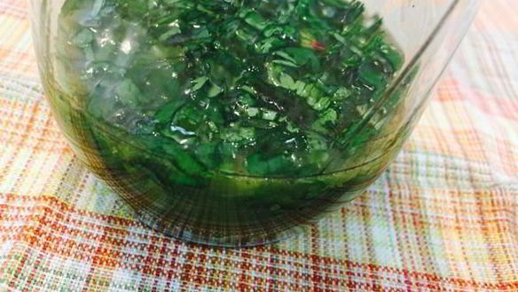 ШАГ 3. салат из дыни с авокадо под мятно-лаймовым соусом