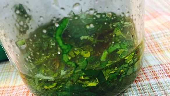 ШАГ 4. салат из дыни с авокадо под мятно-лаймовым соусом