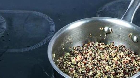 ШАГ 2. салат из киноа с красными апельсинами