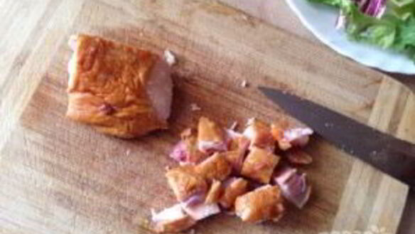 ШАГ 6. салат из куриной грудки с грибами