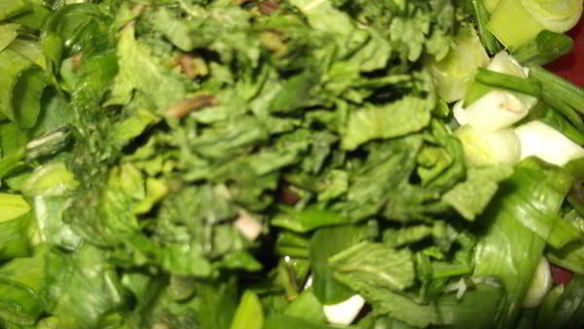 ШАГ 2. салат из помидор с мятой