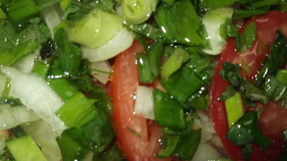 ШАГ 6. салат из помидор с мятой