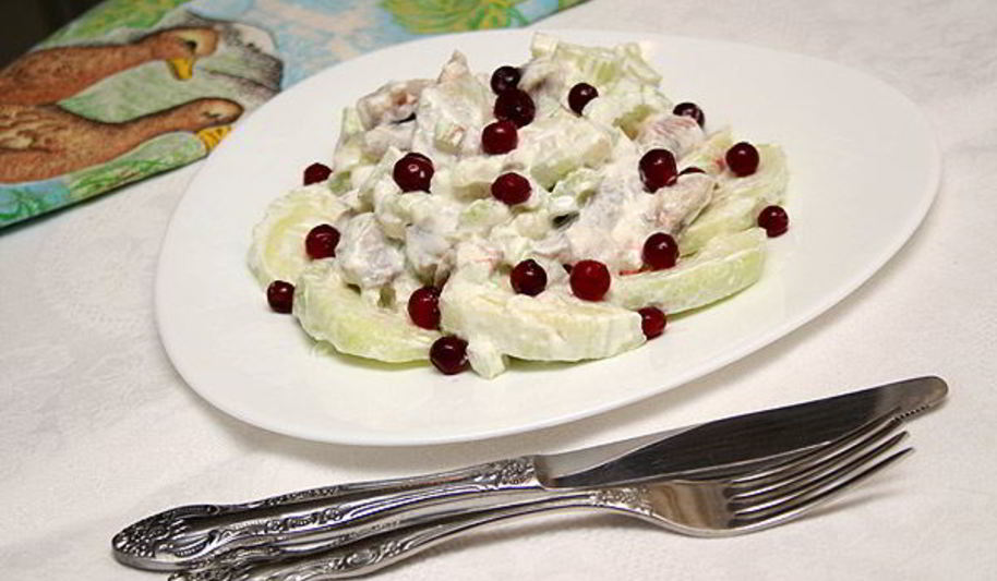 Рецепт салат из сельди с сельдереем