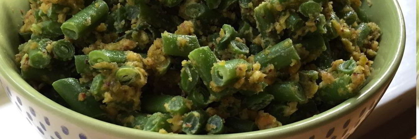 Салат из стручковой фасоли по-грузински