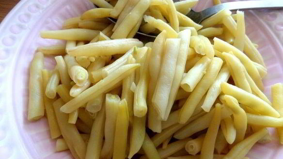 ШАГ 2. салат из стручковой фасоли