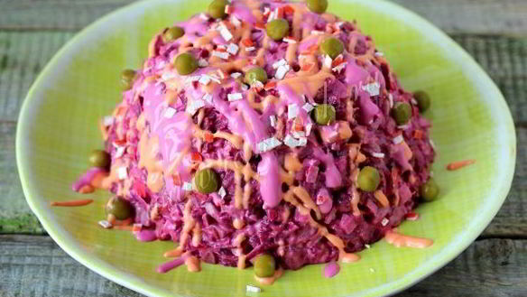 ШАГ 8. салат конфетти