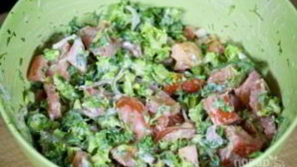 ШАГ 8. салат легкий перекус