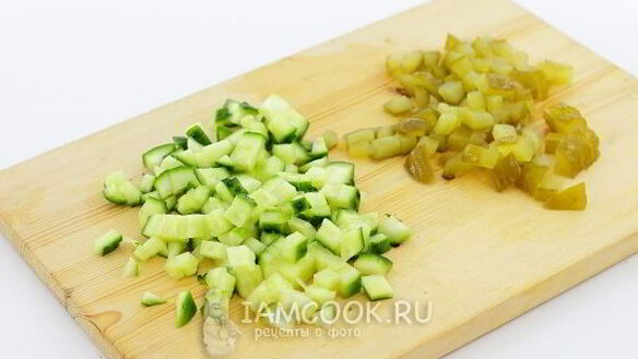 ШАГ 4. салат лесная поляна с грибами