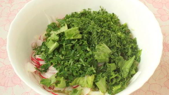 ШАГ 2. салат майский