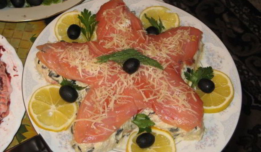 Рецепт салат морская звезда
