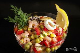 Салат Морское дно