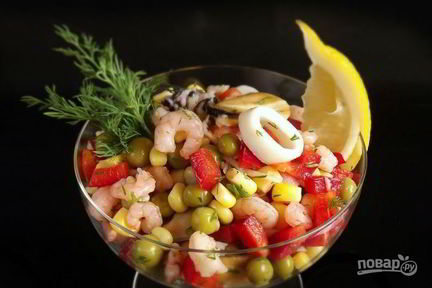 Салат Морское дно