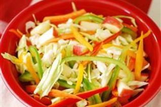 Салат Мозаика с капустой и сладким перцем