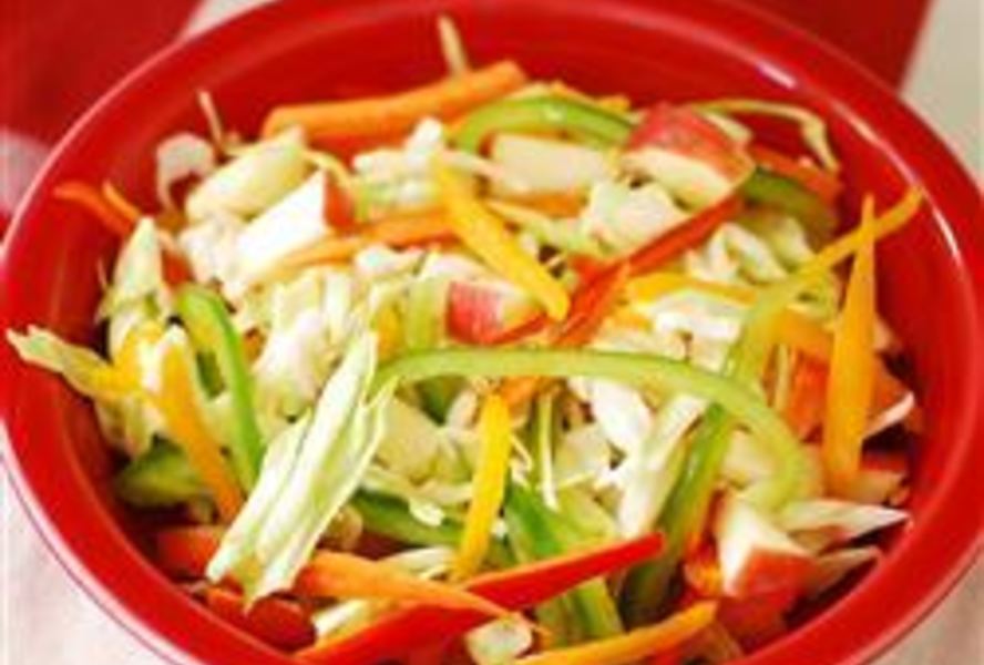 Салат Мозаика с капустой и сладким перцем