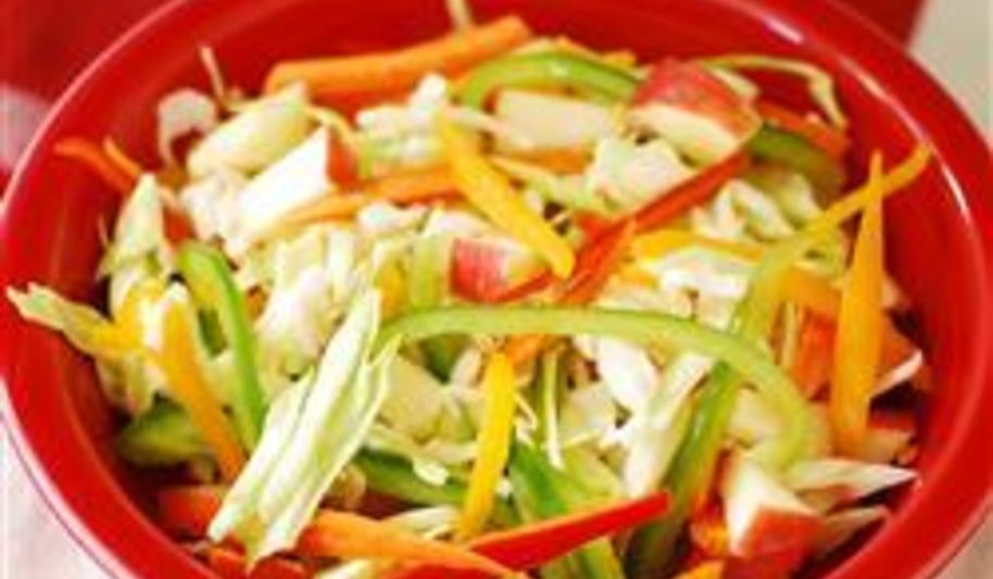 Рецепт салат мозаика с капустой и сладким перцем