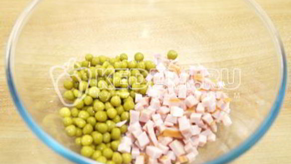 ШАГ 2. салат новогодняя феерия