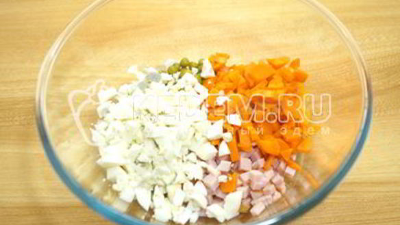 ШАГ 3. салат новогодняя феерия