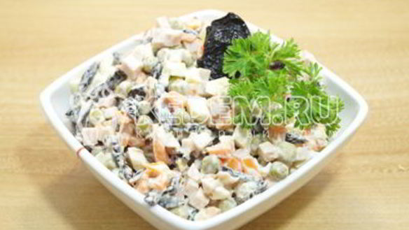 ШАГ 5. салат новогодняя феерия