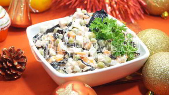 ШАГ 6. салат новогодняя феерия