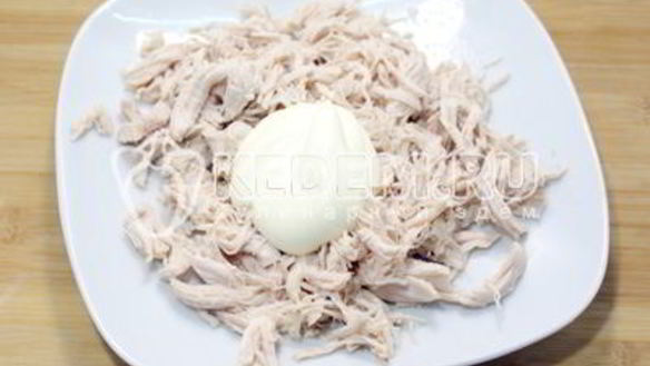 ШАГ 2. салат новогодняя экзотика