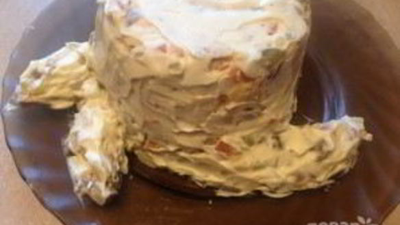 ШАГ 12. салат пенек