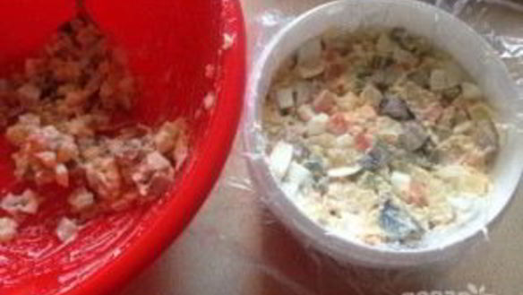 ШАГ 7. салат пенек