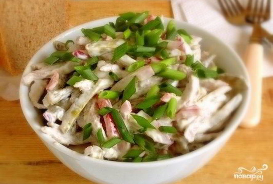 Салат по-строгановски