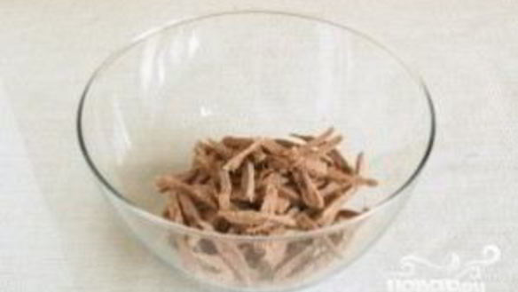 ШАГ 2. салат по-строгановски